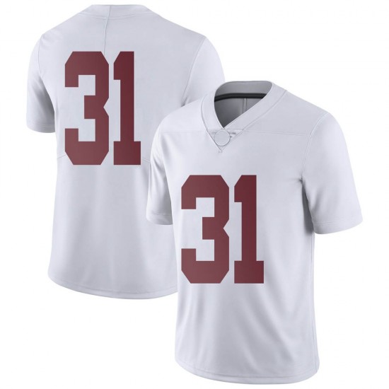 Alabama Crimson Tide Youth Will Anderson Jr. #31 No Name White NCAA Nike Authentic Stitched College Football Jersey LS16T13VX